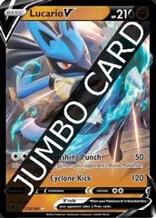 JUMBO Lucario V - 078/189 - Heavy Hitters Premium Collection Box